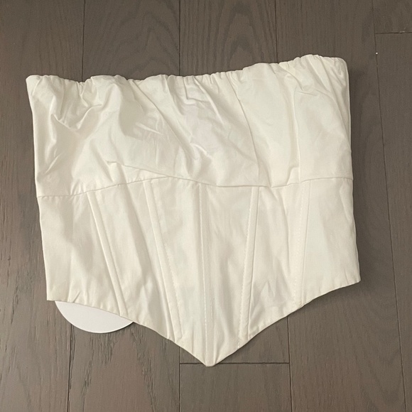 NWT Princess Polly Bad Gal bustier top white - Picture 3 of 6